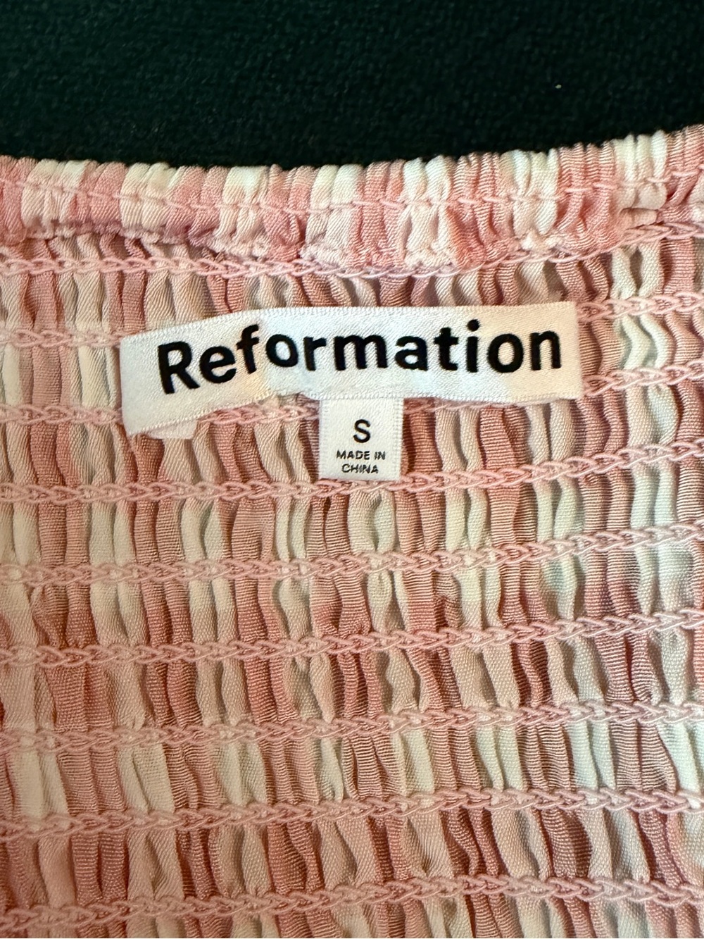 Reformation Rupert Dress in Pink Checkered - Picture 6 of 7